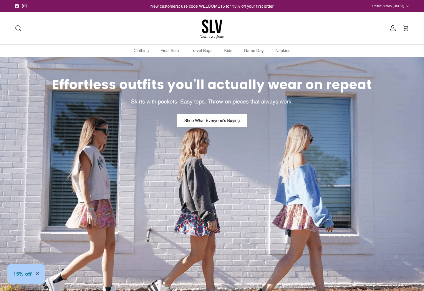 Sur La Vague homepage